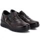 8. Damen-Keilschuhe aus braunem Leder, Vinceza 133118