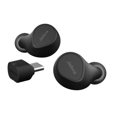 2. Jabra 20797-999-889 True Wireless Stereo (TWS) In-Ear-Kopfhörer/Headset mit Bluetooth-Anrufen/Musikwiedergabe, Schwarz