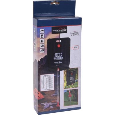 5. Solardusche Camping Tourist 15L Redcliffs