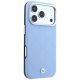 4. BMW MagSafe Hülle mit geprägtem, gestepptem Metalllogo für iPhone 18 Pro Max / 17 Pro Max – Blau