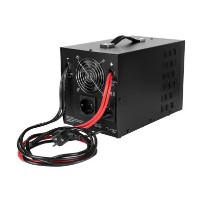 5. KEMOT PROsinus-2000 Notstromversorgung, reiner Sinuswellenwandler mit Ladefunktion 12 V 230 V 2000 VA/1200 W
