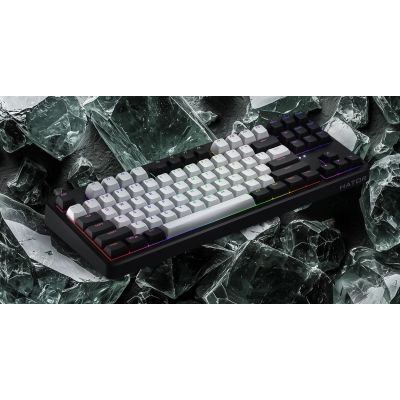 10. HATOR Rockfall 3 TKL Kabellose Tastatur Universal USB + RF + Bluetooth QWERTZ Englisch Weiß