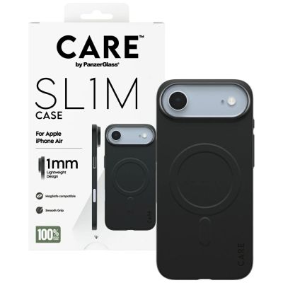 4. CARE by PanzerGlass SL1M MagSafe Hülle für iPhone Air - Schwarz