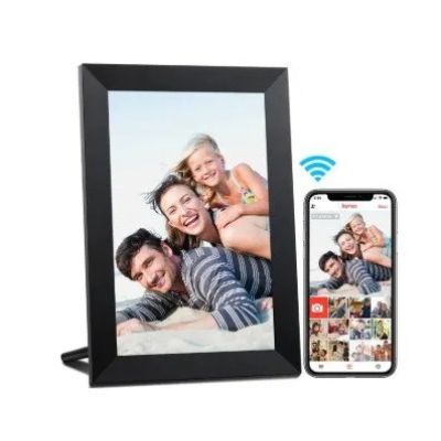 Aeezo Portrait 10,1" Multimedia-Fotorahmen (Schwarz)