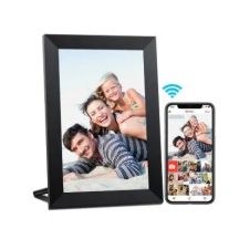 Aeezo Portrait 10,1" Multimedia-Fotorahmen (Schwarz)