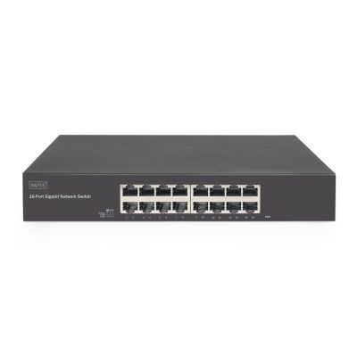 10. Unmanaged Switch 19" Rack Gigabit 16x10/100/1000Mbps