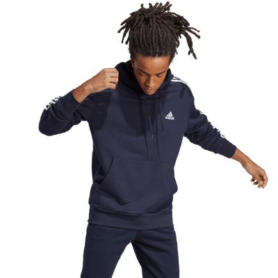 10. Adidas Essentials French Terry 3-Streifen Hoodie M IC0436