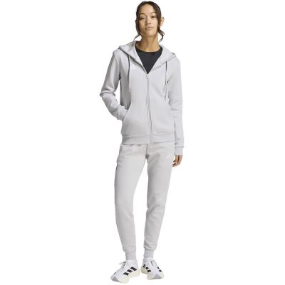 4. adidas Entrada 26 Damen-Kapuzenjacke mit durchgehendem Reißverschluss, Grau, KF5936