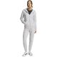 4. adidas Entrada 26 Damen-Kapuzenjacke mit durchgehendem Reißverschluss, Grau, KF5936