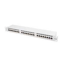 Patchpanel Lanberg PPS5-1024-S (1HE; 19"; Kat. 5e; FTP; 24xRJ-45)