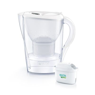 Brita Marella+1 Maxtra Pro PP Filterkanne (weiß; 2,4 l)