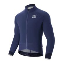 Rockbros YDWT014 Winter-Fleece-Doppellagige Radjacke Größe L - Blau