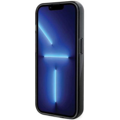 5. Karl Lagerfeld KLHMP13LHMRSKCK iPhone 13 Pro 6,1" schwarz/schwarz Hardcase Ringständer Karl&Choupette MagSafe