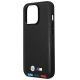 6. Hülle BMW BMHMP14X22PTDK iPhone 14 Pro Max 6,7 "schwarz / schwarz Leder Stamp Tricolor Magsafe