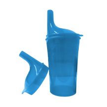 Sicherer Becher zum Essen und Trinken, blau