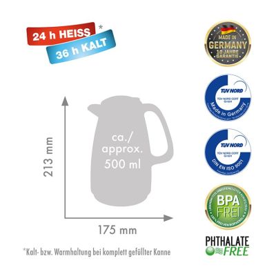 2. ROTPUNKT THERMOSKANNE, 1,5 L, SCHWARZ (CZ)