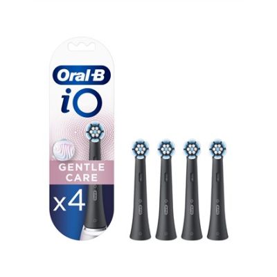 4. ORAL-B Braun iO Gentle Care schwarze Zahnbürstenköpfe