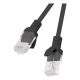 UTP-Patchkabel Lanberg PCU6-10CC-0100-BK (RJ45 - RJ45 ; 1m; UTP; Kat. 6; schwarz)
