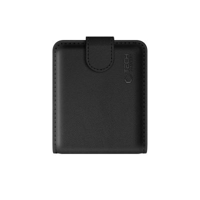 4. Tech-Protect Brieftaschenhülle für Samsung Galaxy Z Flip 8 - Schwarz