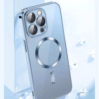 2. Wozinsky Galvanisiertes Magsafe Case für Samsung Galaxy S24 FE - Blau