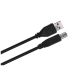 GEMBIRD CCF-USB2-AMBM-10 Kabel (USB 2.0 Typ AM - USB 2.0 Typ BM; 3 m; schwarz)