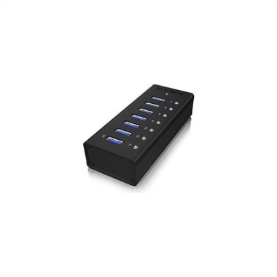 ICY BOX IB-AC618 USB 3.2 Gen 1 (3.1 Gen 1) Typ-B 5000 Mbit/s Schwarz