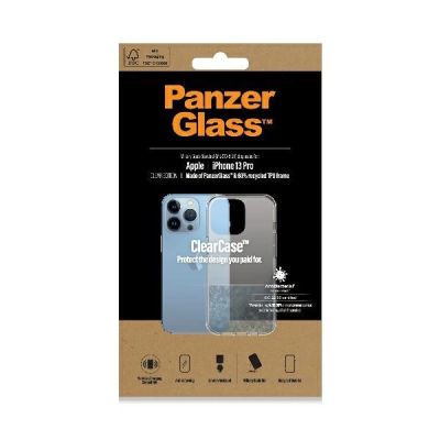 2. PanzerGlass ClearCase antibakterielle, in Militärqualität zertifizierte Hülle für iPhone 13 Pro – transparent