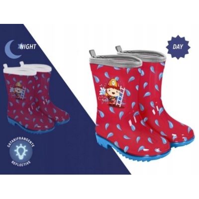 9. Perletti Kinder-Regenstiefel „Kleiner Feuerwehrmann“ für Jungen