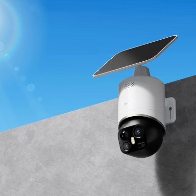 3. Dreame Navo Elite 1 Outcam 360°-Außenkamera mit Solarpanel – weiß