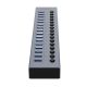3. Orico BT2U3-16AB Hub 16x USB-A 3.0 mit Schaltern - grau