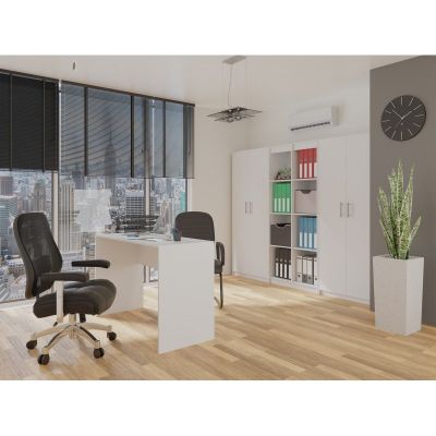 7. OLIV 2D Aktenschrank 74x35xH180 weiß