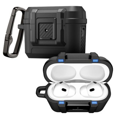 2. Spigen Lock Fit Hülle für AirPods Pro 3 – Schwarz