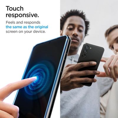 11. Spigen Glas.tR EZ Fit gehärtetes Glas für Samsung Galaxy S23 - 2 Stk.