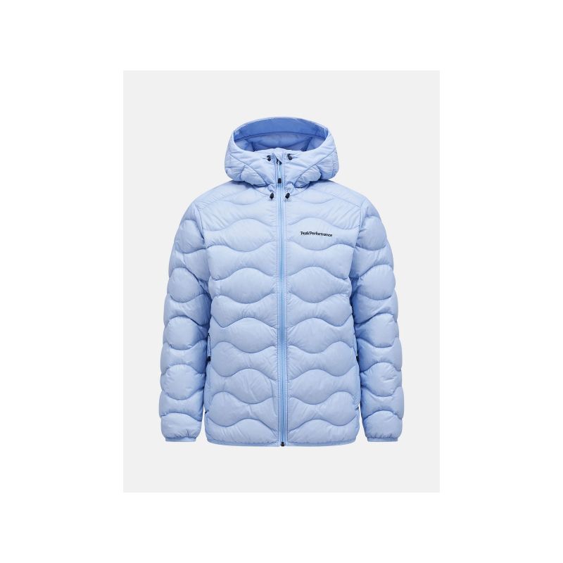 Peak Performance M Helium Daunenjacke mit Kapuze blau