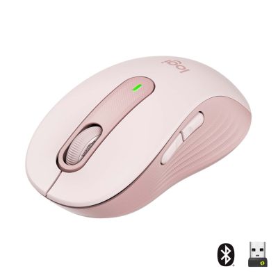 7. Logitech Signature M650 Kabellose Maus Pink