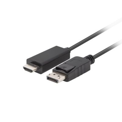 6. LANBERG KABEL DISPLAYPORT (M) V1.1->HDMI (M) 5M CA-DPHD-11CC-0050-BK