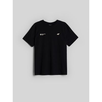 7. Locker geschnittenes Damen-T-Shirt mit Aufdruck 4F 4FKAW26TTSHF4507-20S