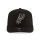 2. New Era 9SEVENTY San Antonio Spurs NBA Team Schwarze Stretch-Snapback-Kappe - 60755445