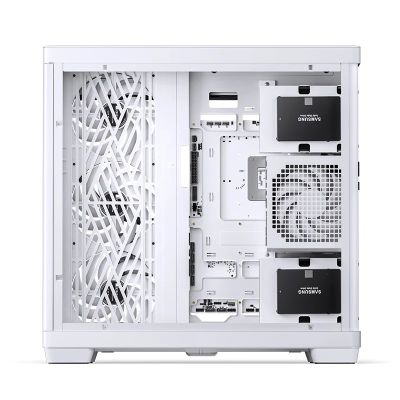 17. Jonsbo TK-4 Gehäuse, Midi-Tower, ATX, gehärtetes Glas – Weiß
