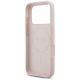 7. Guess Silicone Script Metal Logo MagSafe Case für iPhone 17 Pro - Pink