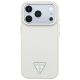 3. Guess MagSafe-Hülle mit genarbtem Dreieckslogo für iPhone 18 Pro / 17 Pro – Beige