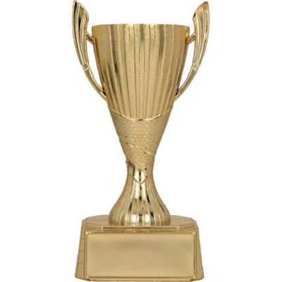 SILA Gold-Plastikbecher