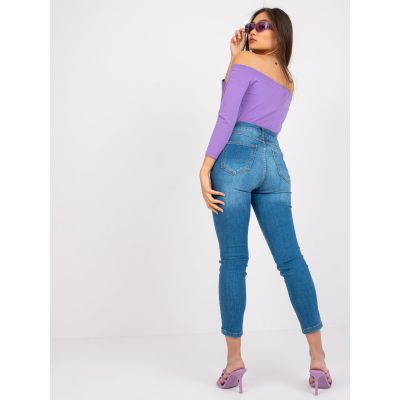 6. Lila schulterfreie Bluse (RV-BZ-4692.11)