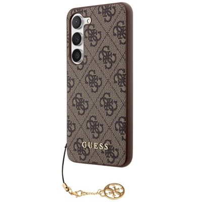 2. Guess 4G Charms Collection Hülle für Samsung Galaxy A35 – braun