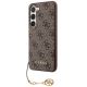 2. Guess 4G Charms Collection Hülle für Samsung Galaxy A35 – braun