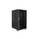 Rackschrank Lanberg FF01-6822-12B (22 HE; 19''; 1160 mm / 600 mm / 800 mm; Standgerät; Glas; 800 kg; schwarz)