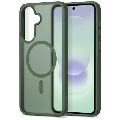 2. Tech-Protect Magmat MagSafe Hülle für Samsung Galaxy A36 / A56 / A37 5G – Mattgrün