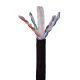 ALANTEC U/UTP Netzwerkkabel Kat. 6 PE, für den Außenbereich, gelgefüllt, 305 m