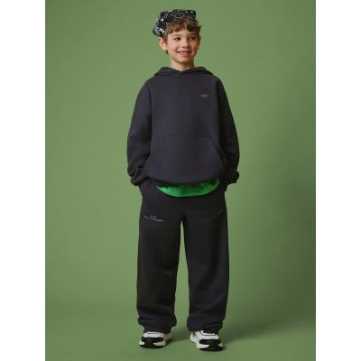 4. Locker geschnittener Kapuzenpullover für Jungen, Größe 4F 4FJRSS26TSWSM2828-22S