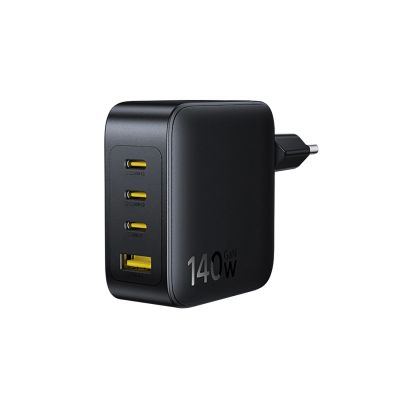 3. Baseus EnerFill FH11 GaN 140W Wandladegerät 3xUSB-C + 1xUSB-A - Schwarz
